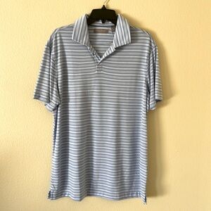 Daniel Cremieux blue striped polo shirt NWT